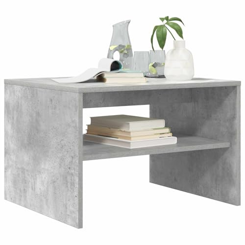 vidaXL Couchtisch Betongrau 60 x 50 x 40 cm Holzwerkstoff