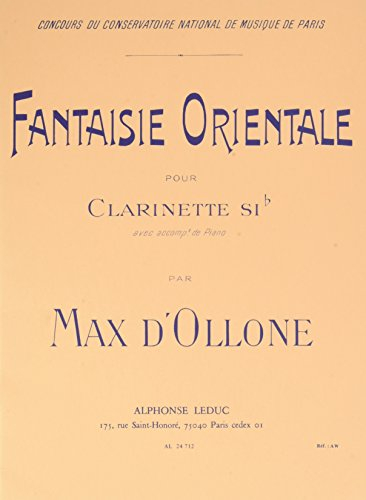FANTAISIE ORIENTALE CLARINETTE SIB ET PIANO