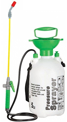 5 Litre Garden Pressure Sprayer Knapsack Chemical Weed Fence Water Bottle Spray Onecolor