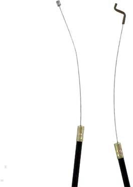 Cable de acelerador para desbrozadora Stihl modelo FS220 nueva. sustituye a origen: 4119 – 180 – 1101 – Longitud cable: 1110 mm longitud corrugado: 904 mm
