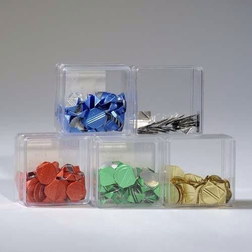 100 silberfarbene Eckenklammern von Alco // Silber Bewerbung Bewerbungsmappen Präsentation