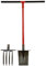 EDT tools, horca y palote cavador (Rojo)