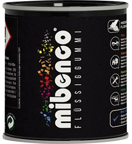mibenco 72820000 Flüssiggummi PUR, 175 g, Klar Matt - Schutz und Isolation zum Tauchen und Pinseln