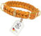 CopcoPet Hundehalsband aus Fettleder 50–55 cm x 25mm Cognac – Geflochtenes Lederhalsband – Messing mit Dornschließe – Robust & verstellbar – Für große Hunde, ideal für Alltag & Training