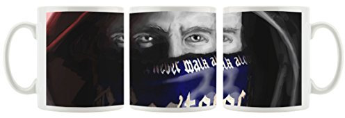 Ultras Rostock Bonus als Bedruckte Kaffeetasse/Teetasse aus Keramik, 300ml, weiß