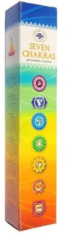 Räucherstäbchen Green Tree Seven Chakras Set 7 x 5 Stäbchen