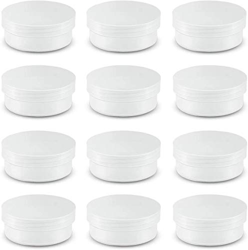 Amersumer 20Pack Round Clear Frosted Plastic Bead Storage Containers Box Case with Screw Top Lids,Cylinder Stackable Bead Containers for Make Up,Eye,Pills,Gems,Beads,Jewelry,Small Items,2.6x1 Inches