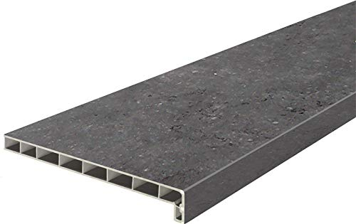 Lignodur Topline LD36 Innenfensterbank freestone 200 mm Ausladung inkl. Seitenabschlüsse Fensterbank (800mm)