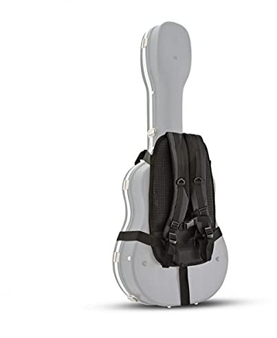 gear4music Back Pack Style Carrying Straps for Guitar Hard Case
