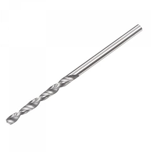 sourcing map Solid Carbide Drill Bits, 2mm C2/K20 Tungsten Carbide Jobber Drill Bits Straight Shank Drilling Tool for Stainless Steel Aluminum Iron Metal Plastic
