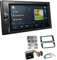 Pioneer DMH-G120 2-DIN Autoradio Touchscreen Kamera-IN AUX USB passend für Ford Mondeo IV 2007-2014 schwarz