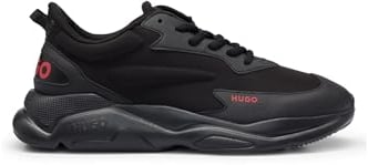 HUGO Herren Leon_Runn_nypu_n Running, Schwarz, 44 EU