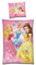 Warme Prinzessinnen Winter Bettwäsche · Rosa Fleece Mädchenbettwäsche 135x200 80x80 cm · 2-TLG. Kinderbettwäsche Set mit Disney Motiv Belle Dornröschen Cinderella