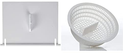 Gre AR500 - Skimmerkorb für Pools & AR501 - Skimmerklappe für Pool, Weiß