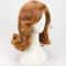 Anime Cosplay Land Princess Daisy 35cm short Wavy Brown Wig+Cap