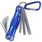 Gelishan Folding Allen Hex Keys Hexagon Screwdriver Allen Key Set Folding Hex Key SetSet for Bikes Automobile Machinery Repair (Small Hexagonal Screwdriver)