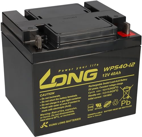 Akku Passend Für Panasonic LC-P1238APG 12V 38Ah AGM Batterie VDs - 0 Ah - 12V - Blei-Vlies-Akku - Wartungsfrei - Sicherheitsanwendungen - Langlebig