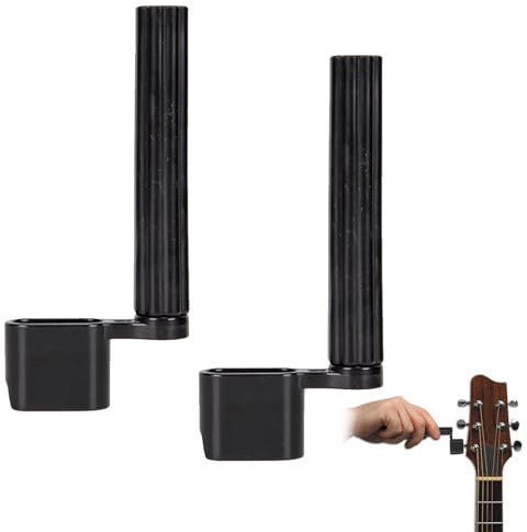 2 Pezzi Avvolgicorde Chitarra, Avvolgitore di corde di qualità, Manovella a Corda, Guitars Avvolgicorde per Un Cambio Corde Più Rapido Su Chitarre Western,Acustiche,Classiche Ed Elettriche, Nero