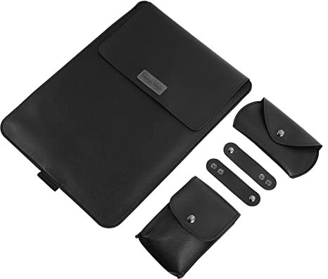HOMSFOU 1 Jeu De Support Pour Ordinateur Portable De Souris De Transport Pour Ordinateur Portable Sacs De Créateurs En Cuir à Documents Multifonction Tpu De Doublure