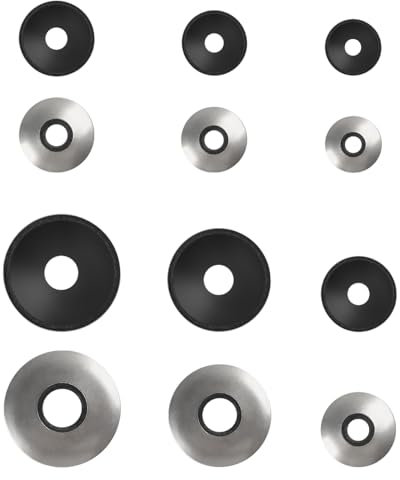 FOMGIIN EPDM-Dichtscheiben mit Neoprenbeschichtung aus Edelstahl M6.3 x 16mm, 15 Stück Beilagscheibe Unterlegscheiben mit Dichtung Beilagscheiben epdm für Schrauben