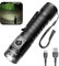 PIOOCAN S10Pro Rechargeable Torch 2500 Lumens Small Torches LED Super Bright, EDC Waterproof Pocket Torch, 5 Modes Magnetic Powerful Flashlight for Camping Hiking Outdoor Power Cut Emergency (Black)