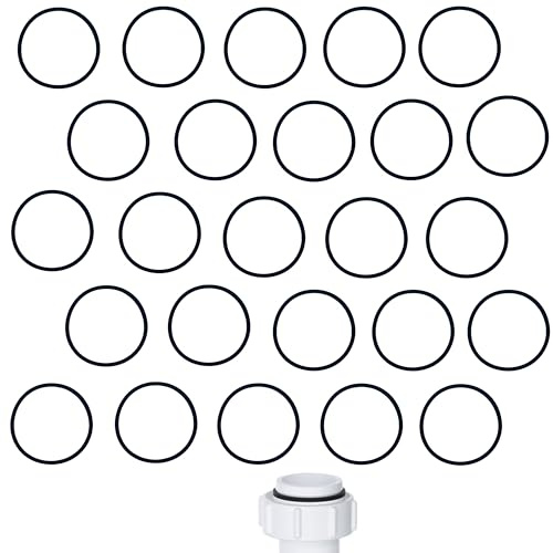 PlumbEZ 32mm Trap Washers – Durable Rubber Seals for Basin, Sink & Waste Pipe Fittings – Reliable Plumbing Replacement Washers for Leak Prevention – Available in Pack of 2, 5, 10 or 25 (25)