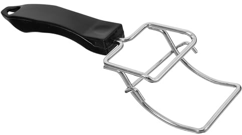 ANDRESLAD Heat-Resistant Oven Tray Clamp with Safe Grip Handle Multipurpose Air Fryer Toaster Oven Pan Gripper for Effortless Hot Tray Removal Scald Protection Kitchen Tool for Baking and