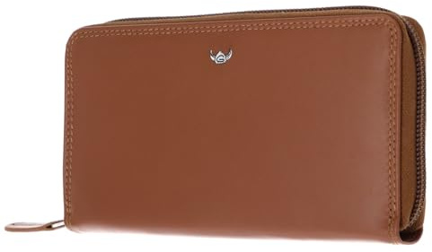 Golden Head Leder Geldbörse Polo RFID Protect RV-Damenbörse 2804 Cognac braun