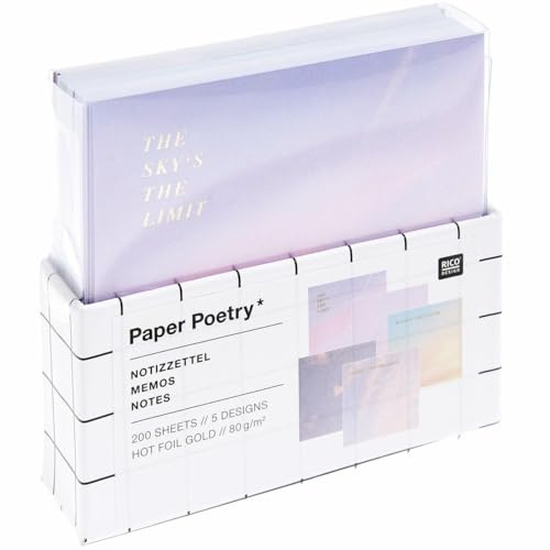 Notizzettel-Box The Sky is the Limit FSC MIX, 200 Blatt, 9x9 cm