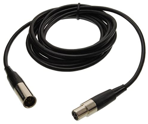 CablesOnline 6ft Mini-XLR Male to Mini-XLR Female Pro Lapel Microphone Cable, (XM-006)