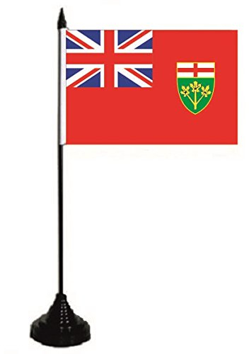 U24 Table Drapeau Ontario Canada drapeau Table Drapeau 10 x 15 cm