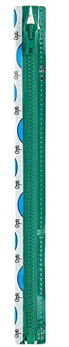 Opti P60-35-00433 Reißverschluss, 100 Prozent Polyester, 00433 Grün, 35cm