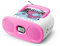 Muse M-20KDG - Reproductor CD con Radio para niños, Rosa