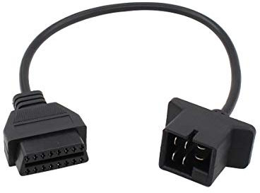 MOTOKU Adaptador de Herramienta de diagnóstico para Chrysler de 6 Pines P OBD1 a OBD2, Conector de Cable, Lector de códigos de escaneo, Jeep Dodge