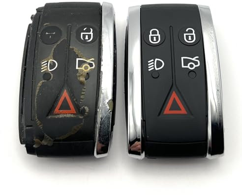 Automobile Locksmith Repair Service for Jaguar X Type S XKR XK XF 5 Button Smart Remote Key Fob Repair Shell Case Battery replacement