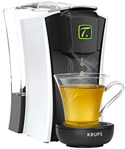 Krups Spécial T Machine à Thé Mini T Théière Electrique à Capsules Blanche YY4122FD Mini.T
