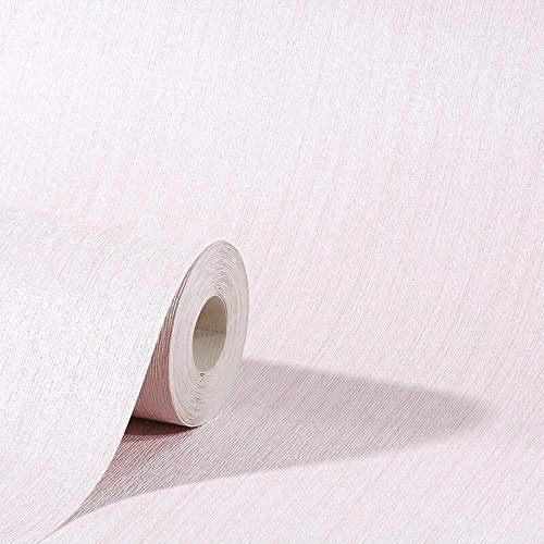 Diamond Blush Pink Glitter Stripe Wallpaper Silver Shimmer Vinyl from YöL