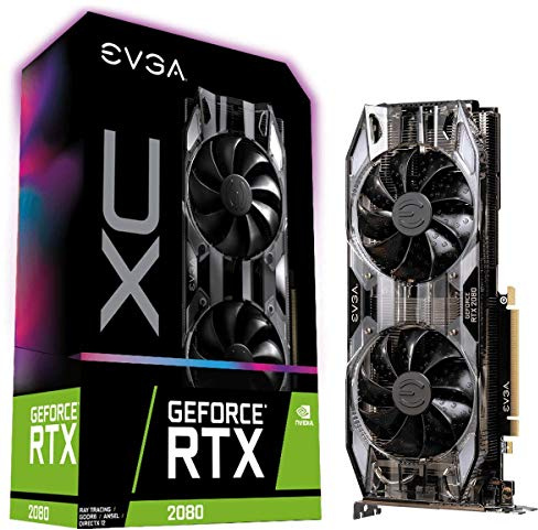 EVGA GeForce RTX 2080 XC GAMING, 8GB GDDR6, Dual HDB Fans & RGB LED Graphics Card 08G-P4-2182-KR (Renewed)