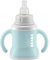 BÉABA Tasse d'Apprentissage Bébé, Fonction Biberon/Gourde/ Tasse, Anti-fuite, Facilite la prise en main, ergonomique, Paille, Évoluclip 3 en 1, Capuchon, Airy Green
