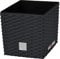 KOTARBAU® Vaso Antracite 170x170x170mm con un Inserto per la Crescita delle Piante