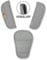 SeedFuture Baby Sicherheitsgurt Abdeckungen und Crotch Pad Grau 3 Stück, Universal Soft Pram Seat Strap Covers für Neugeborene Säuglinge Kinder, Seat Belt Kissen für Kinderwagen