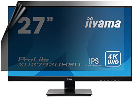 Celicious Privacy Lite 2-Way Anti-Glare Anti-Spy Filter Screen Protector Film Compatible with iiYama Monitor ProLite 27 (XU2792UHSU-B1)