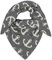 Zwillingsherz Dreieckstuch Stola Schal aus Kaschmir und Wolle für Kids Mädchen Jungen Kinder - Hochwertiges Cashmere Halstuch mit Anker-Print und Neon Rand - Perfekt für Sommer Herbst Winter