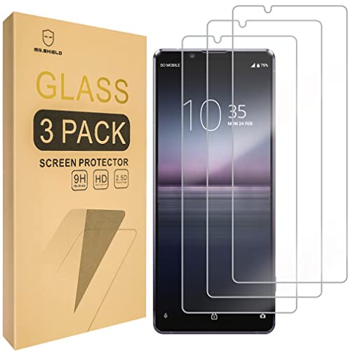Mr.Shield Verre Trempé Film Protecteur pour Sony Xperia 1 II Lot3 | d'écran Vitre Protecteur 9H Dureté