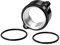 V-Band Klemmen Kit, MoreChioce 3 Zoll 76mm Auspuffrohrschelle Aluminiumlegierung V-Band Schelle Set Auspuffklammer für Turbos Auslassventile Abgasspülventile