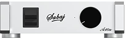 Sabaj A10a 2022 Version Power Amplifier MA5332M Chip 225W Class D Bridge Tie Load Provide XLR & RCA Bluetooth 5.0/XLR/RCA Input, RMS 110W x 2(4Ω) 0.005% THD+N