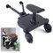 Universal Buggy board Kiddyboard Bis 25KG Mit Sitz Trittbrett Für Kinderwagen Buggy Board Rollbrett