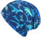 Wollhuhn ÖKO Jungen/Mädchen Bequeme Weiche Long Beanie/Mütze/Beanie-Mütze/Strickmütze/Kindermütze Jersey Gefüttert Übergangszeiten (Öko-Stoffe/Bio) (LB Dinos Blau/Grün, M)