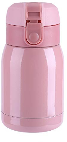 Thermosflasche aus Edelstahl, 200 ml, Thermosflasche für heiße und kalte Getränke, Vakuum-Wasserflasche für Schule, Büro, Fitnessstudio, Reisen, 6,5 x 13 cm (180 ml)