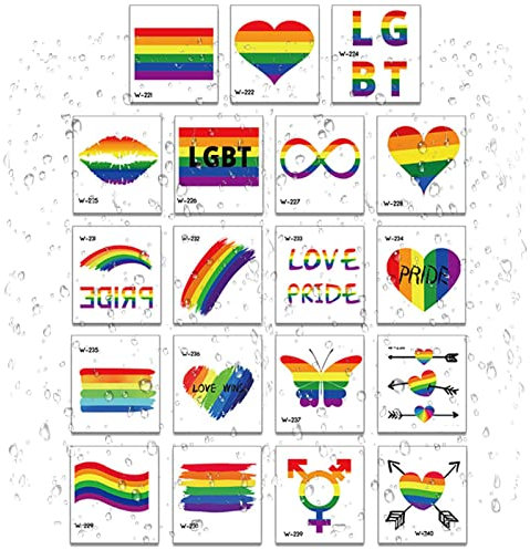 Gay Pride Aufkleber – LGBT Gay Pride Aufkleber, Regenbogenstreifen, LGBT, wasserdichte Aufkleber für Laptop, Wasserflaschen, Gepäck, Computer und Handy Keloc